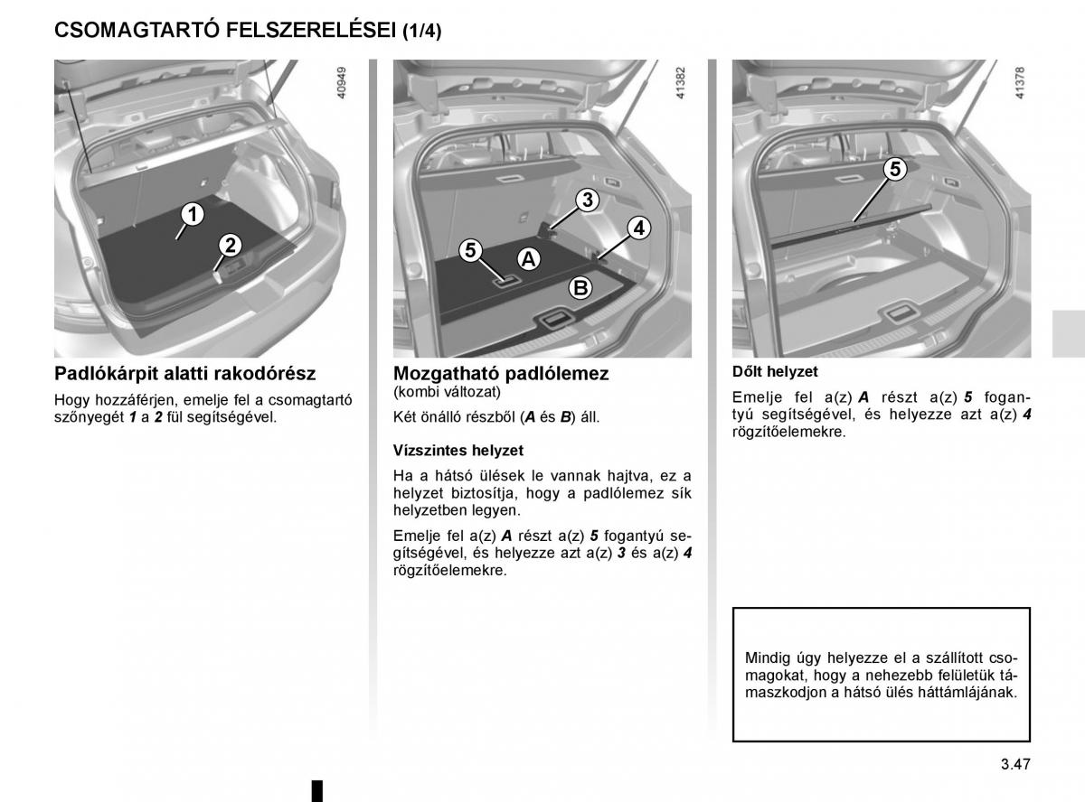 Renault Megane IV 4 Kezelesi utmutato / page 241