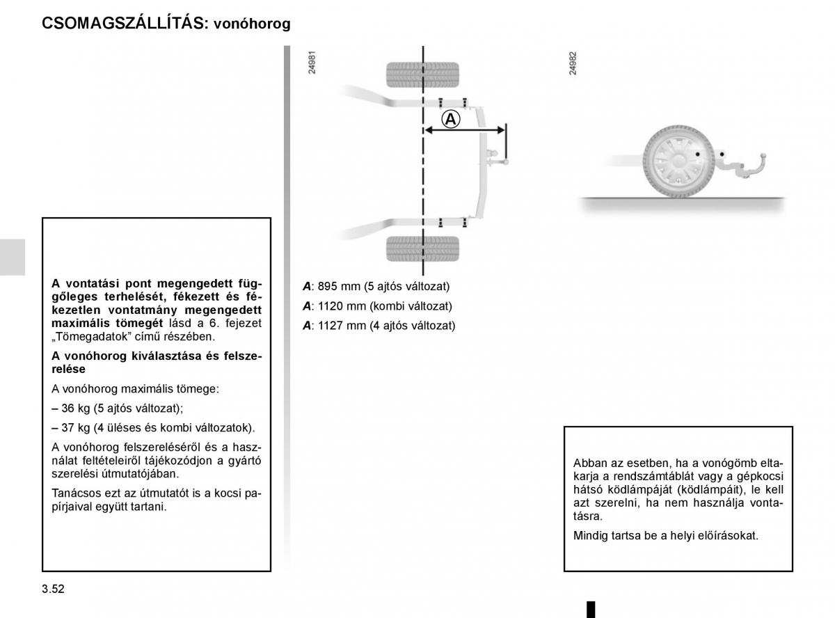 Renault Megane IV 4 Kezelesi utmutato / page 246