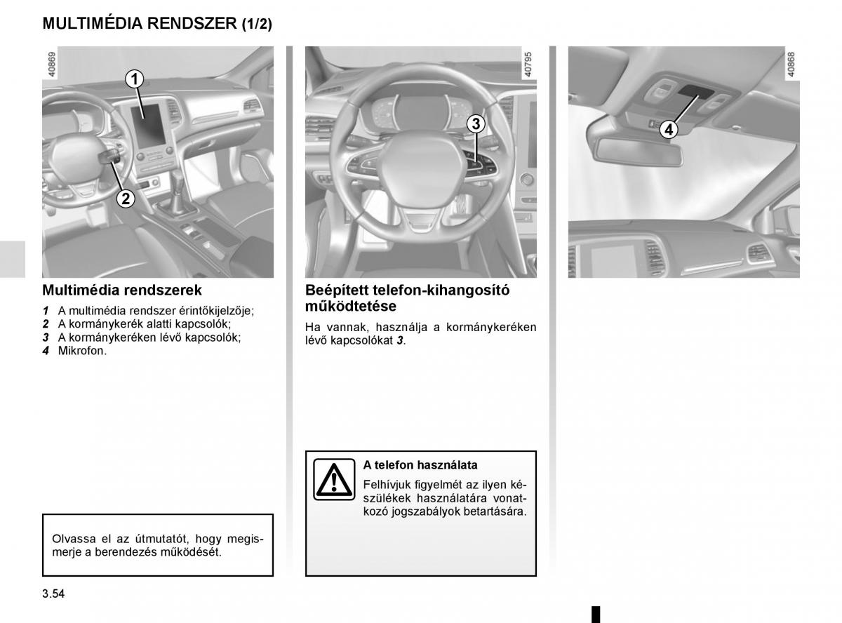 Renault Megane IV 4 Kezelesi utmutato / page 248