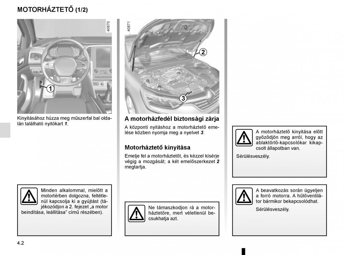 Renault Megane IV 4 Kezelesi utmutato / page 252