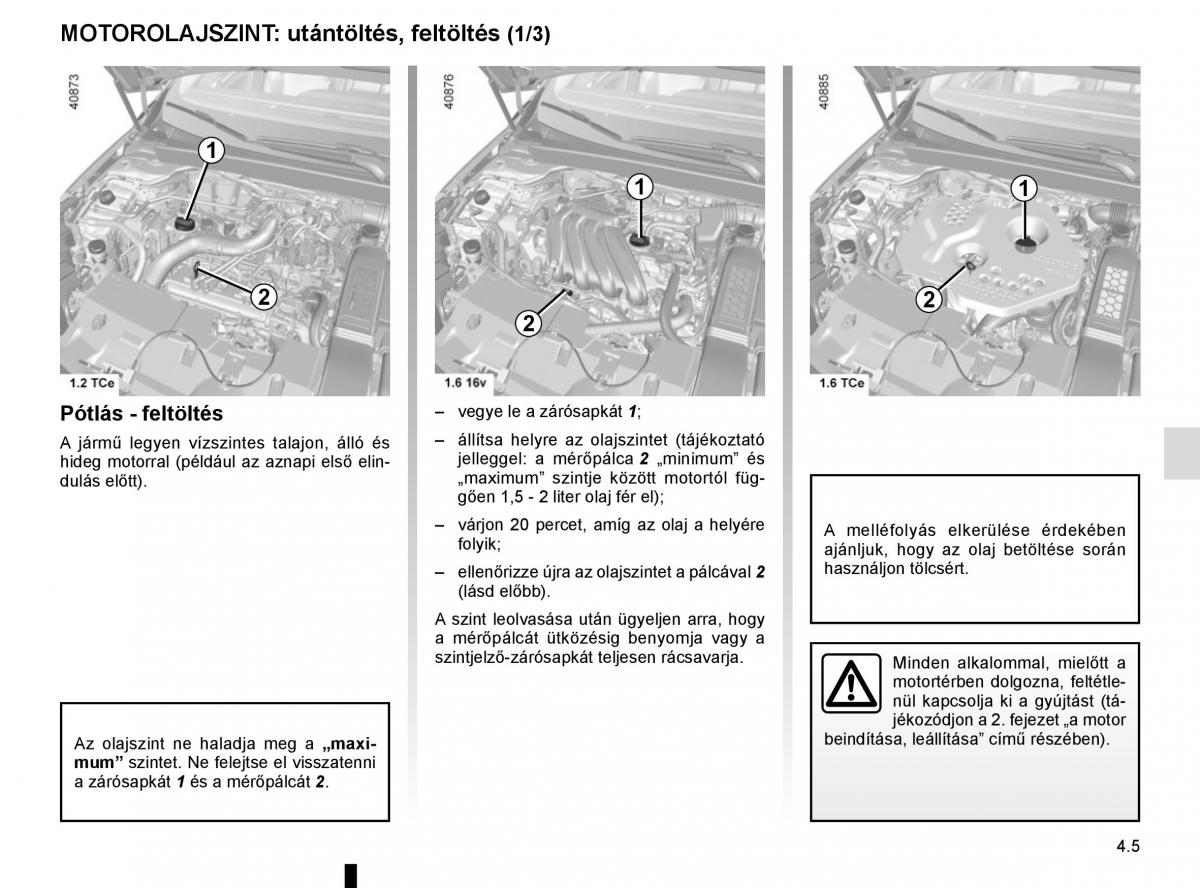 Renault Megane IV 4 Kezelesi utmutato / page 255