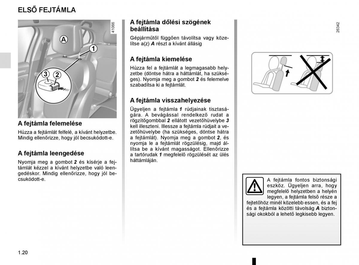 Renault Megane IV 4 Kezelesi utmutato / page 26