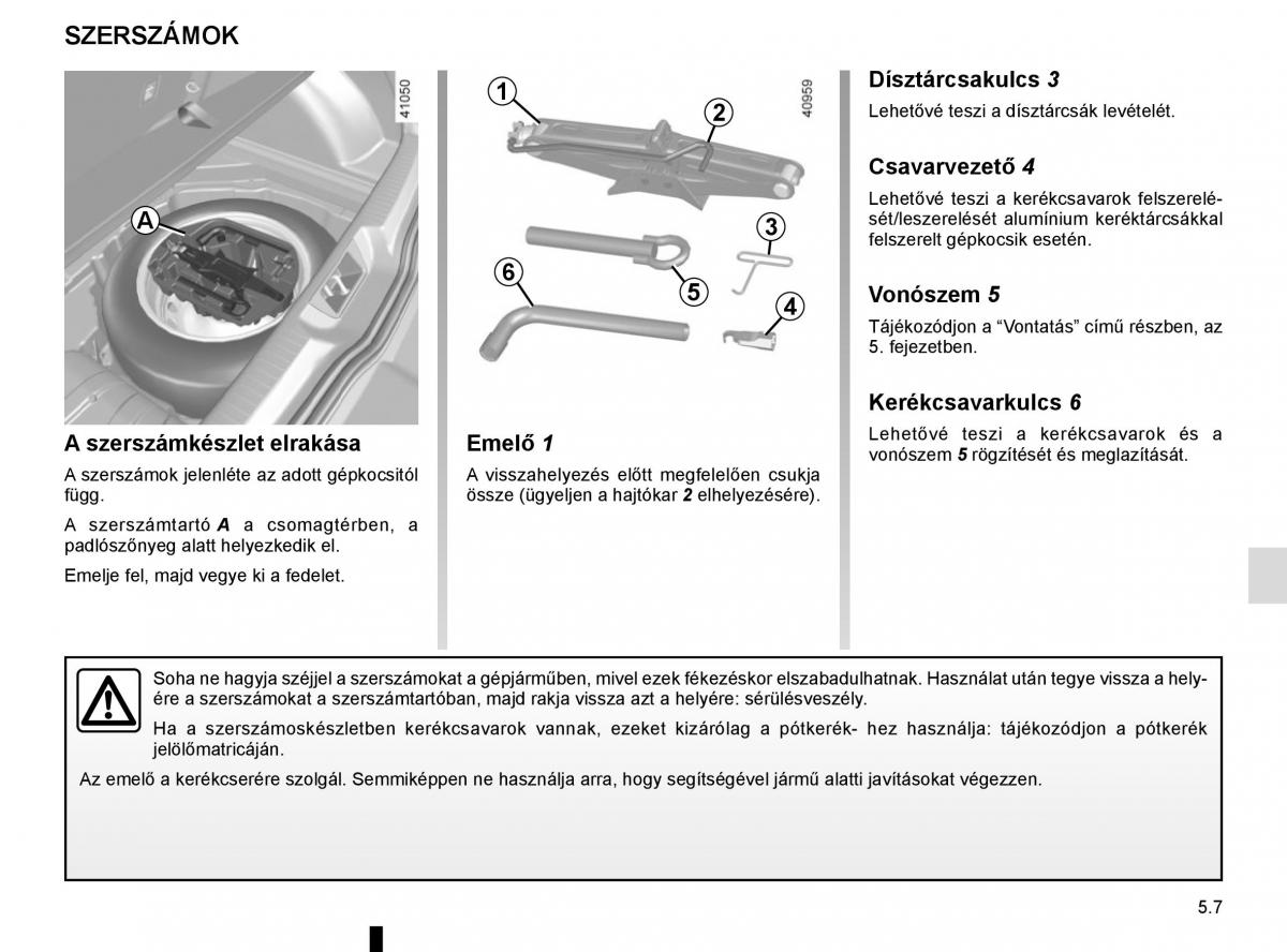 Renault Megane IV 4 Kezelesi utmutato / page 275