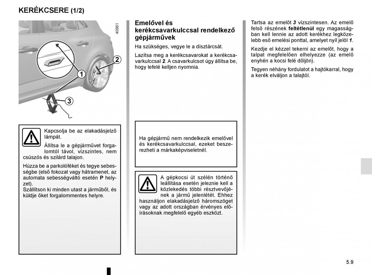 Renault Megane IV 4 Kezelesi utmutato / page 277