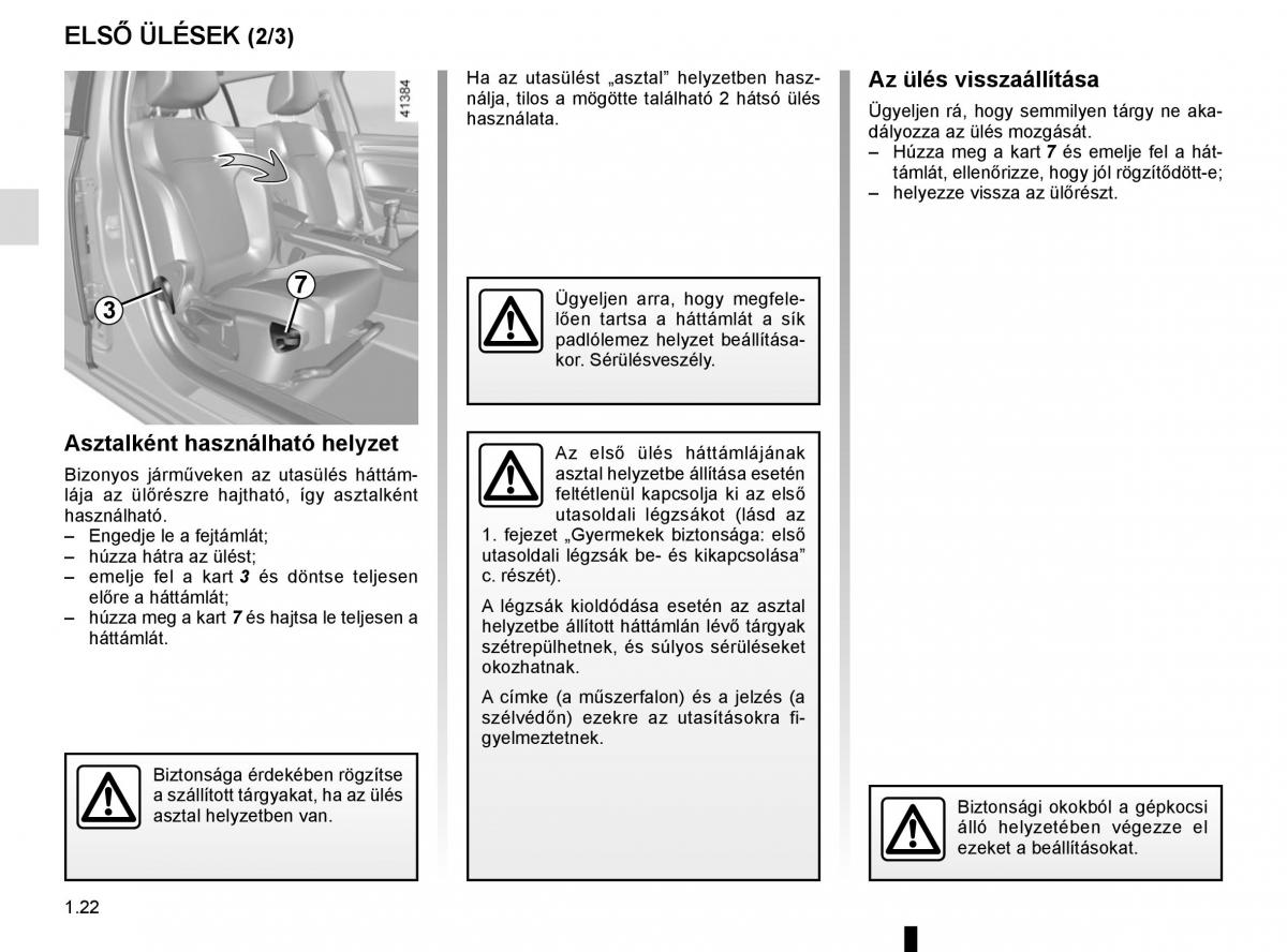 Renault Megane IV 4 Kezelesi utmutato / page 28