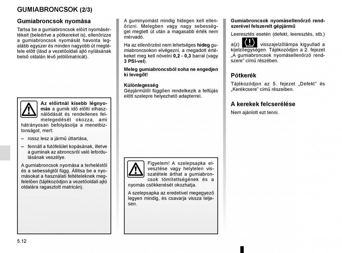 Renault Megane IV 4 Kezelesi utmutato / page 280