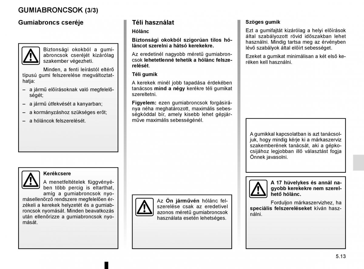 Renault Megane IV 4 Kezelesi utmutato / page 281