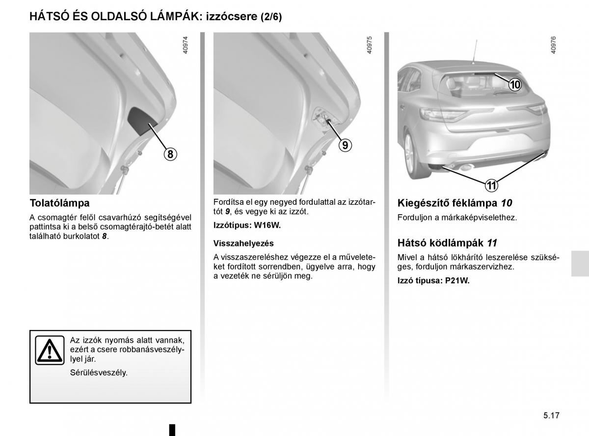 Renault Megane IV 4 Kezelesi utmutato / page 285