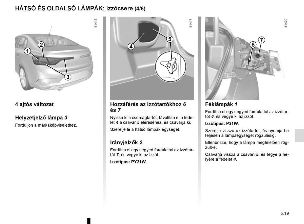 Renault Megane IV 4 Kezelesi utmutato / page 287