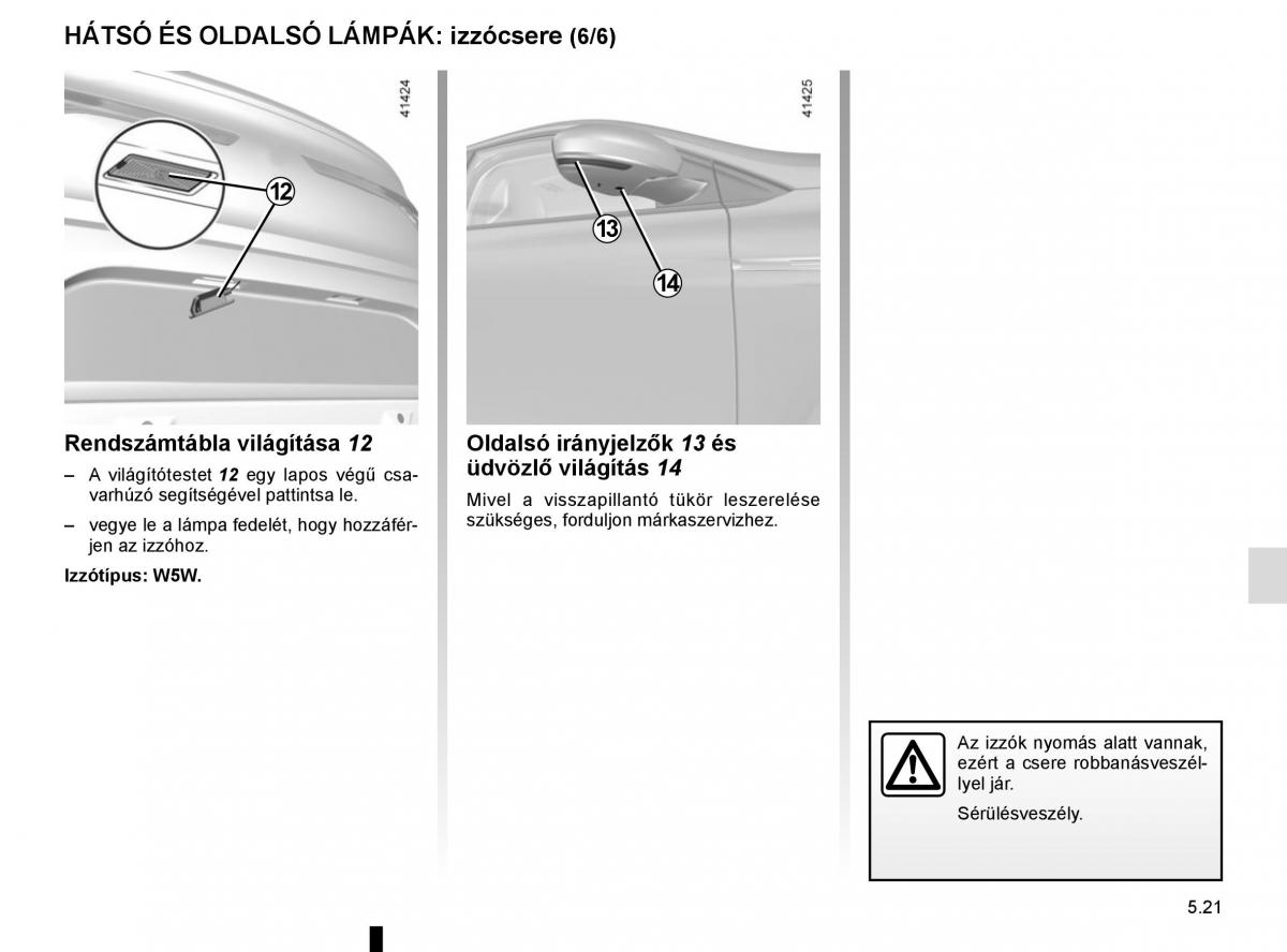 Renault Megane IV 4 Kezelesi utmutato / page 289