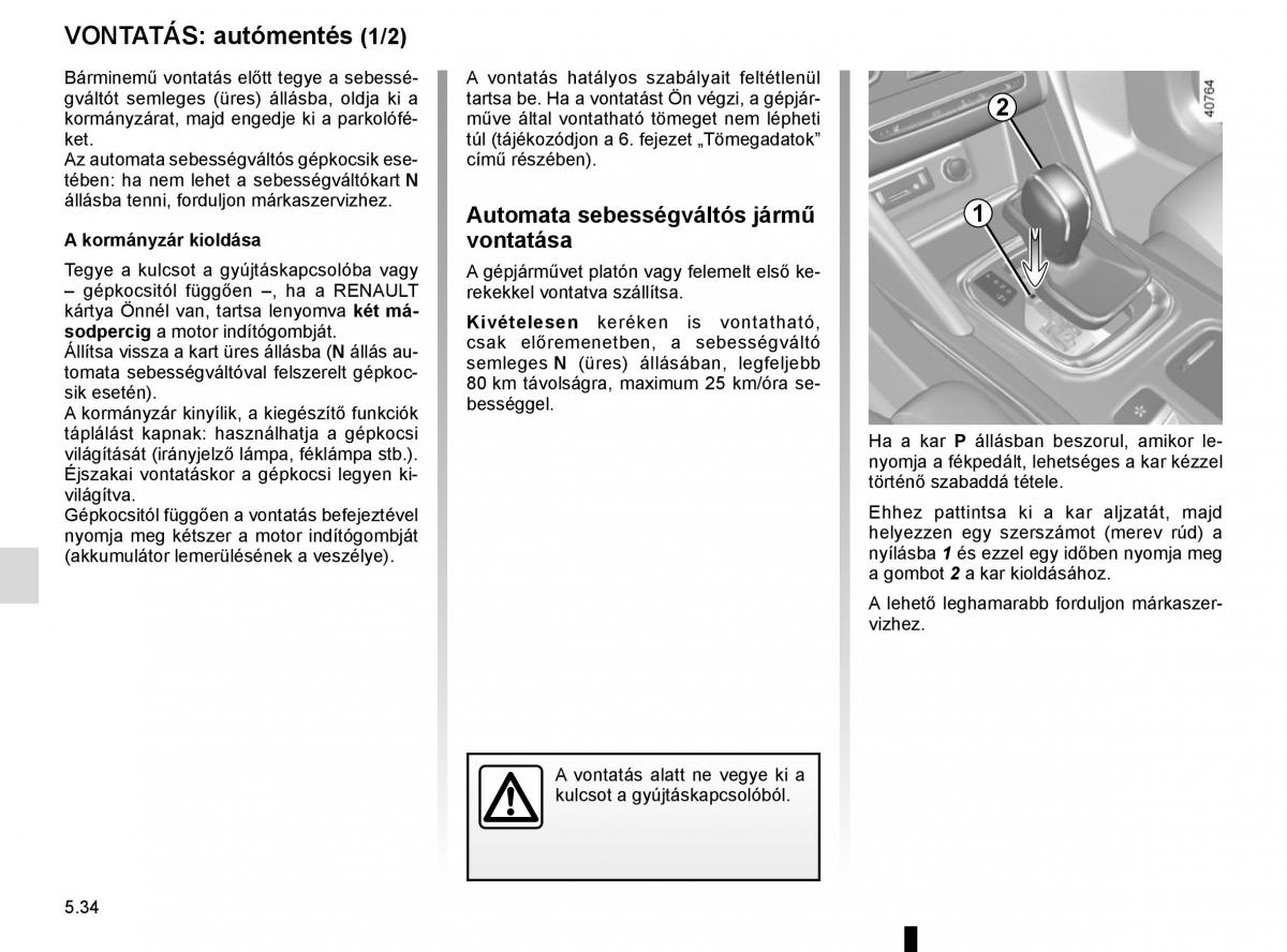 Renault Megane IV 4 Kezelesi utmutato / page 302