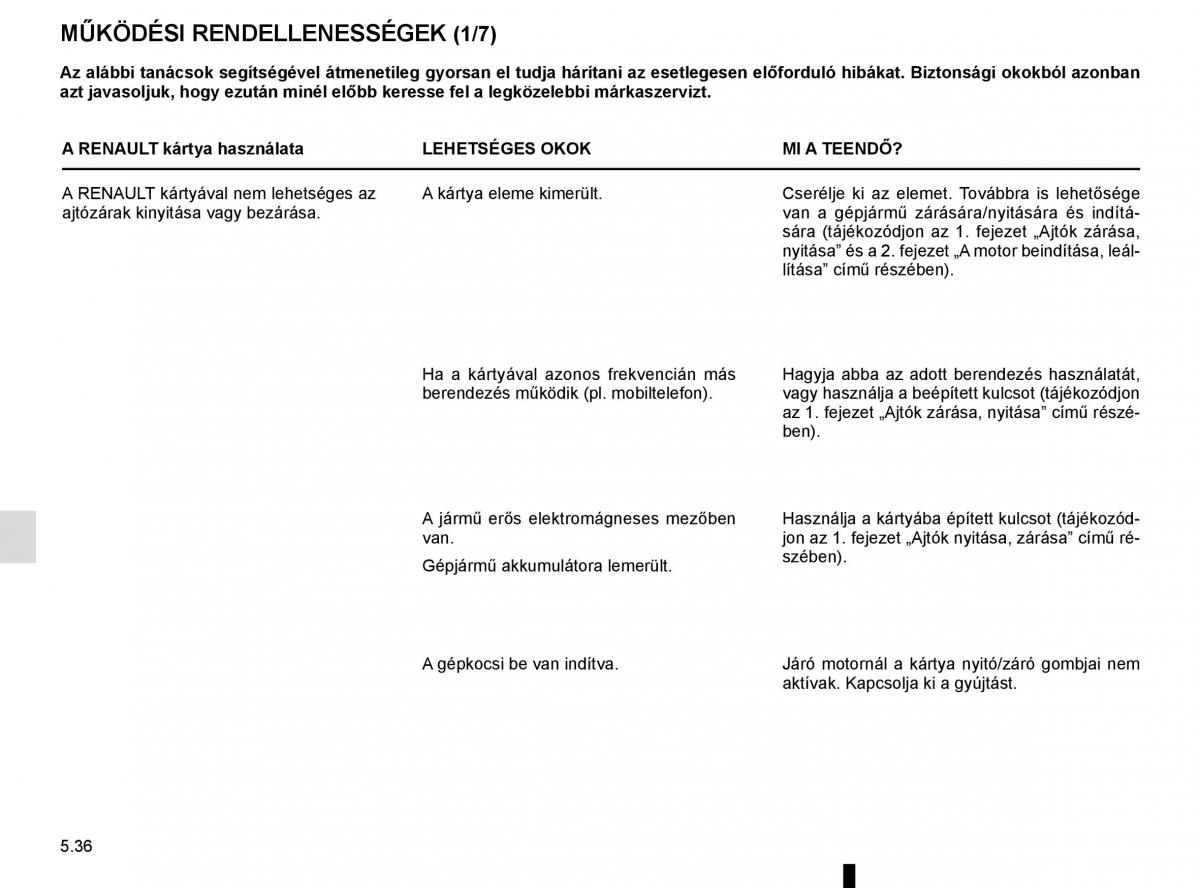 Renault Megane IV 4 Kezelesi utmutato / page 304