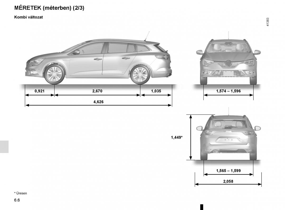 Renault Megane IV 4 Kezelesi utmutato / page 316