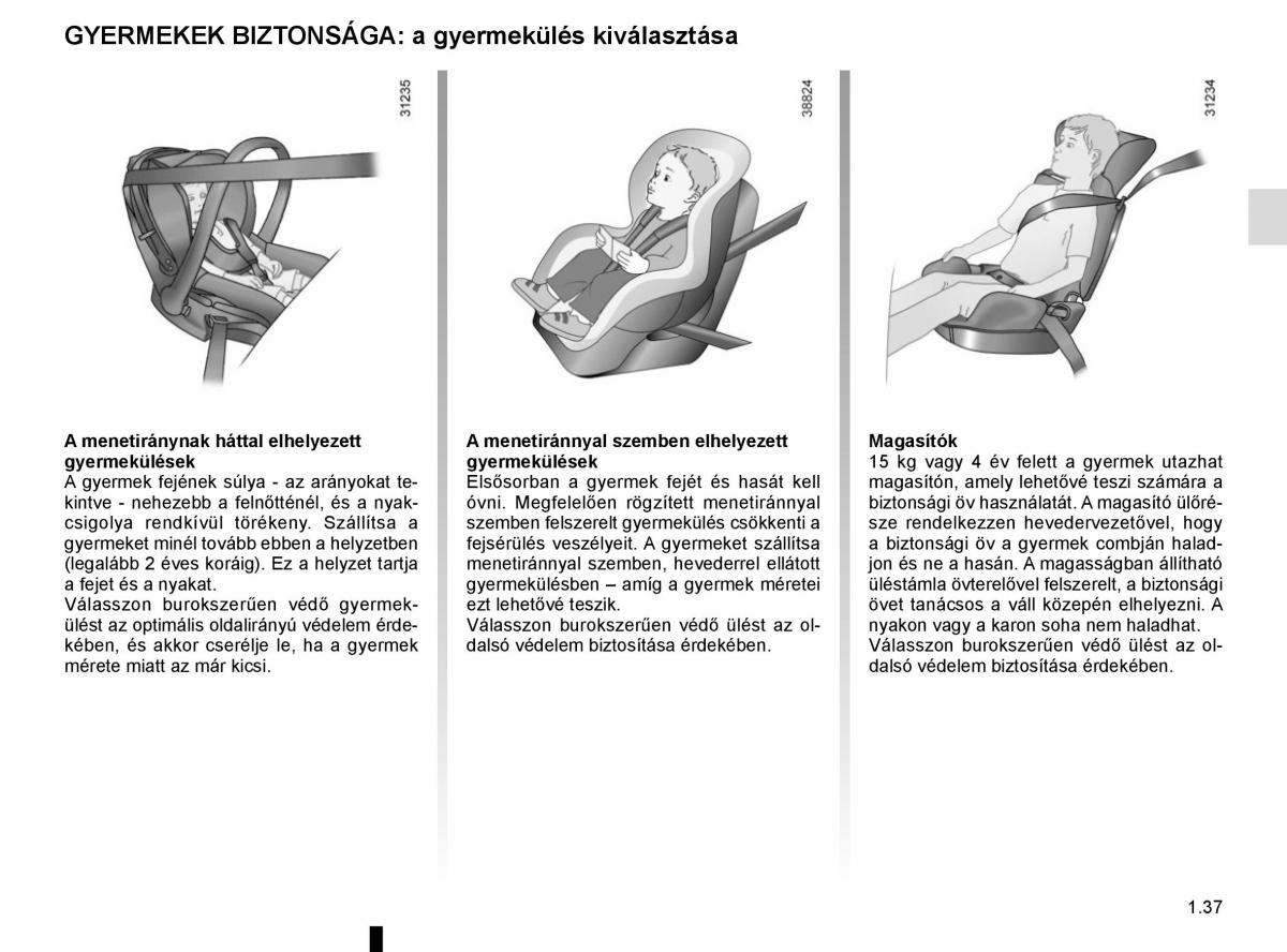 Renault Megane IV 4 Kezelesi utmutato / page 43