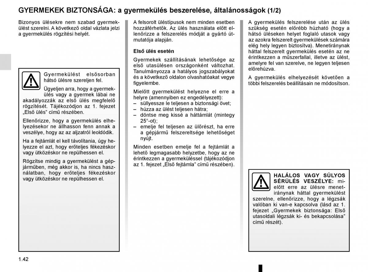 Renault Megane IV 4 Kezelesi utmutato / page 48