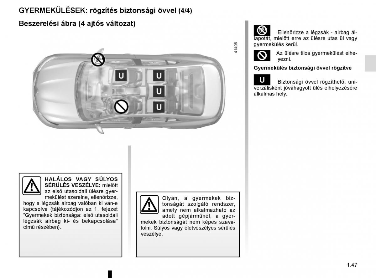 Renault Megane IV 4 Kezelesi utmutato / page 53