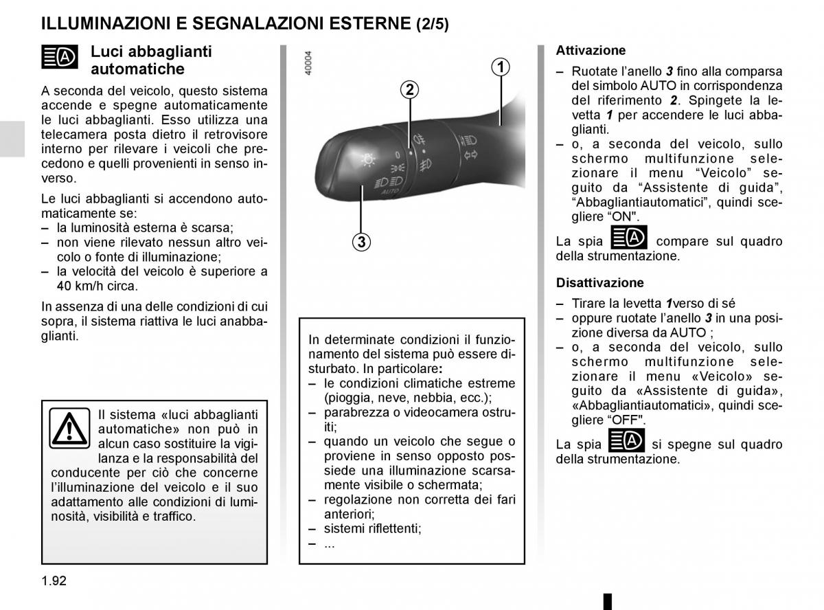 Renault Megane IV 4 manuale del proprietario / page 98