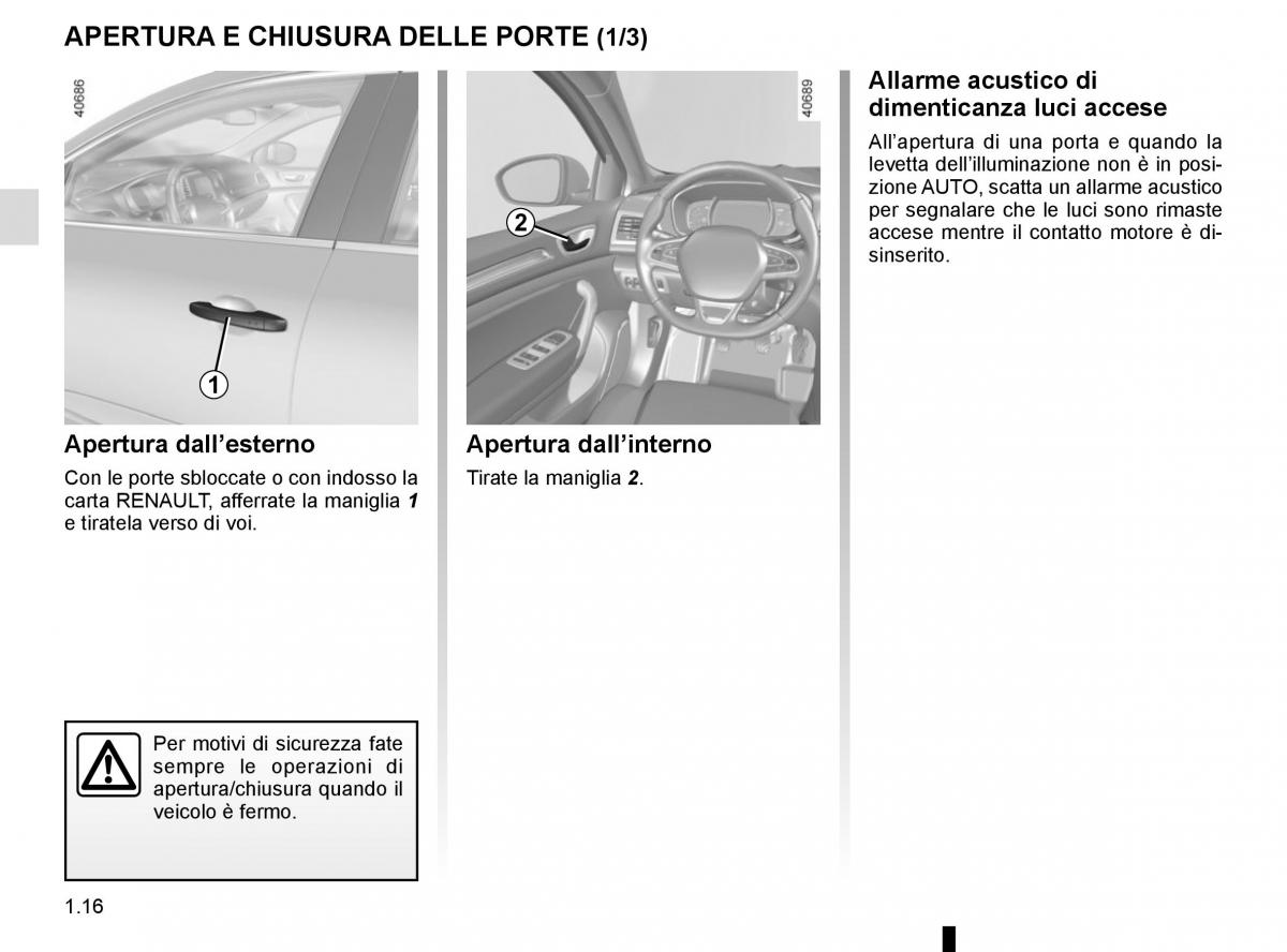 Renault Megane IV 4 manuale del proprietario / page 22