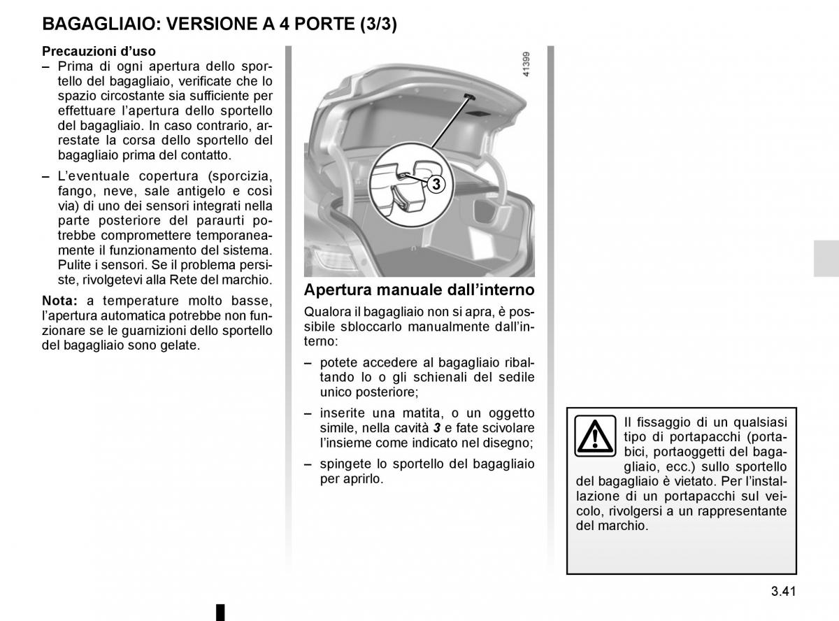 Renault Megane IV 4 manuale del proprietario / page 235