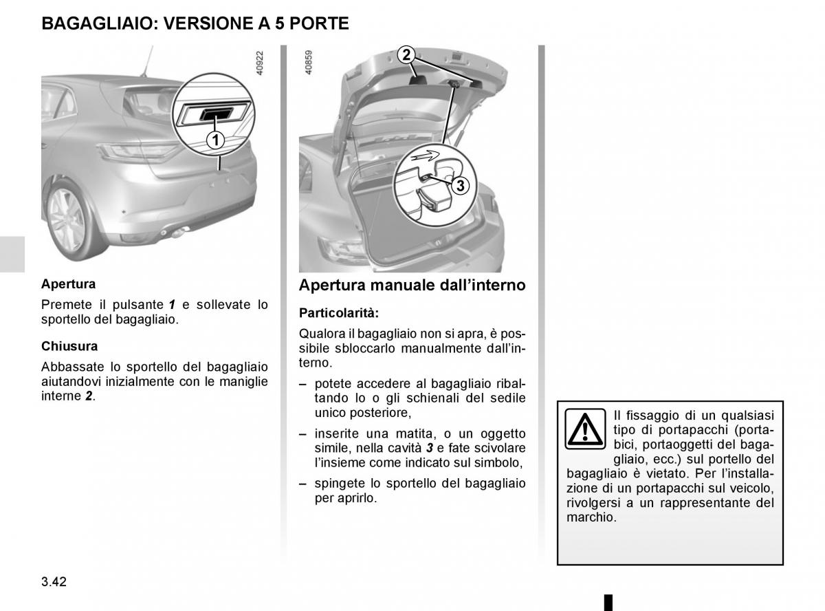 Renault Megane IV 4 manuale del proprietario / page 236