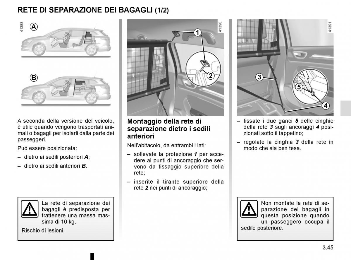 Renault Megane IV 4 manuale del proprietario / page 239