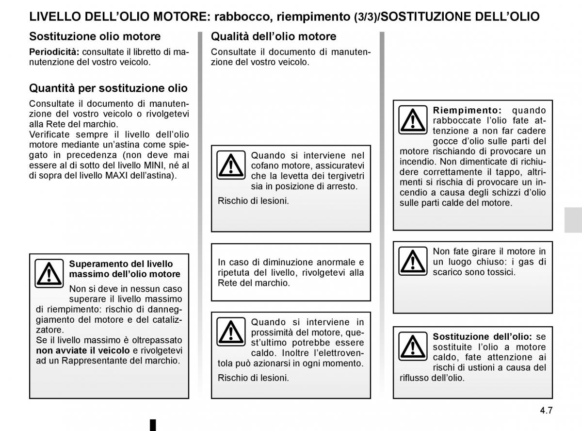 Renault Megane IV 4 manuale del proprietario / page 257