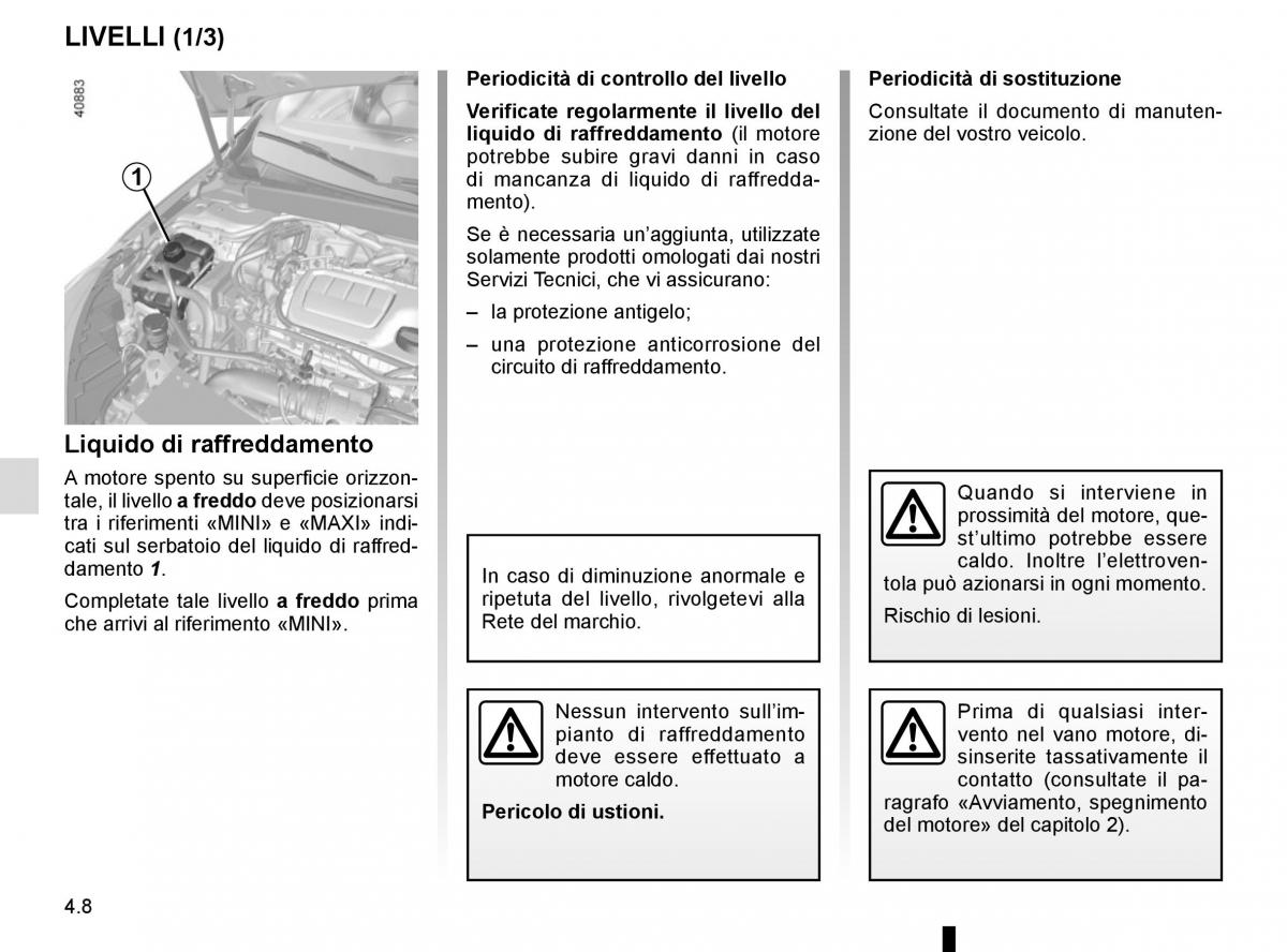 Renault Megane IV 4 manuale del proprietario / page 258