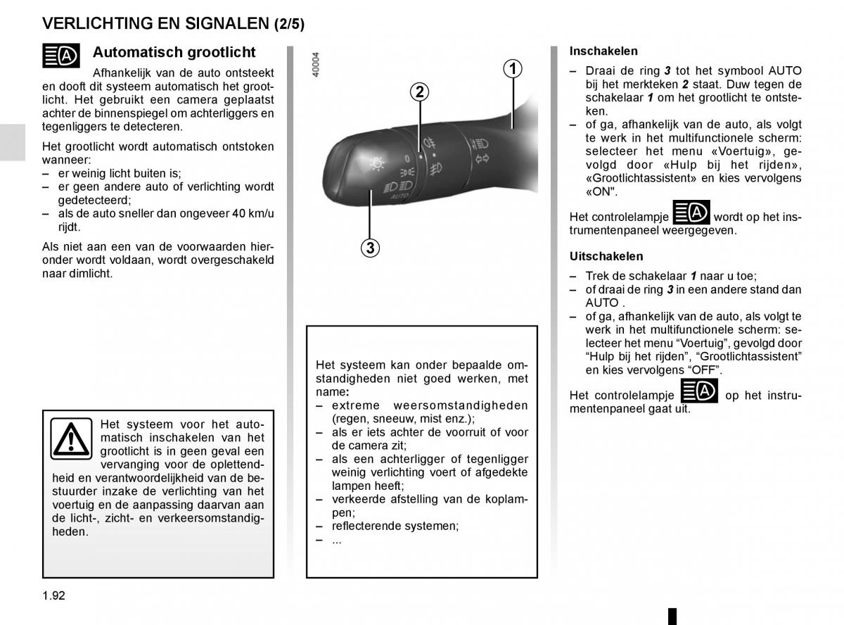 Renault Megane IV 4 handleiding / page 98