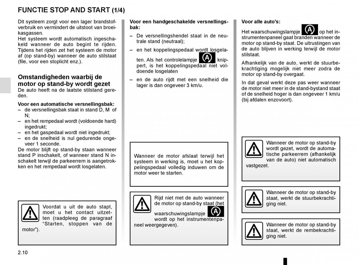 Renault Megane IV 4 handleiding / page 122