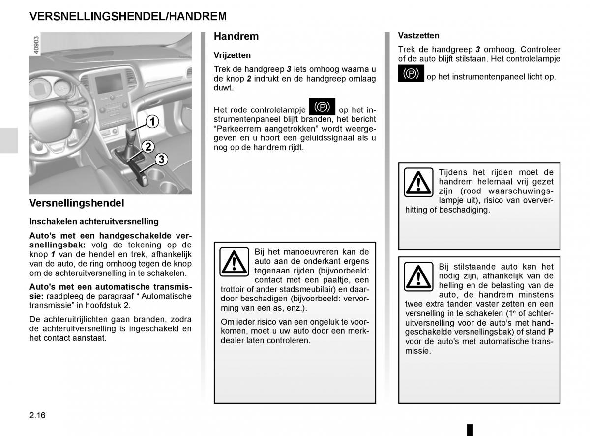 Renault Megane IV 4 handleiding / page 128