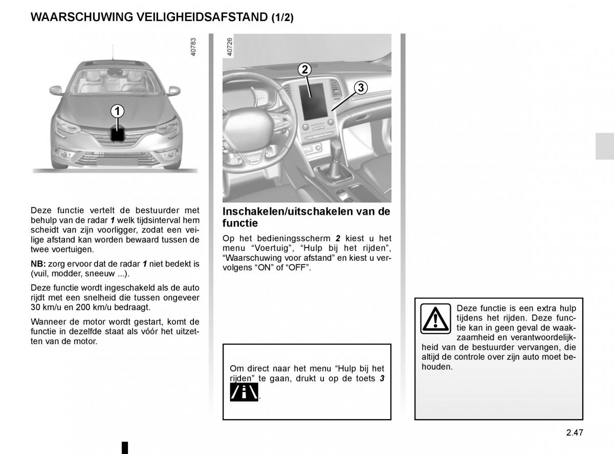 Renault Megane IV 4 handleiding / page 159