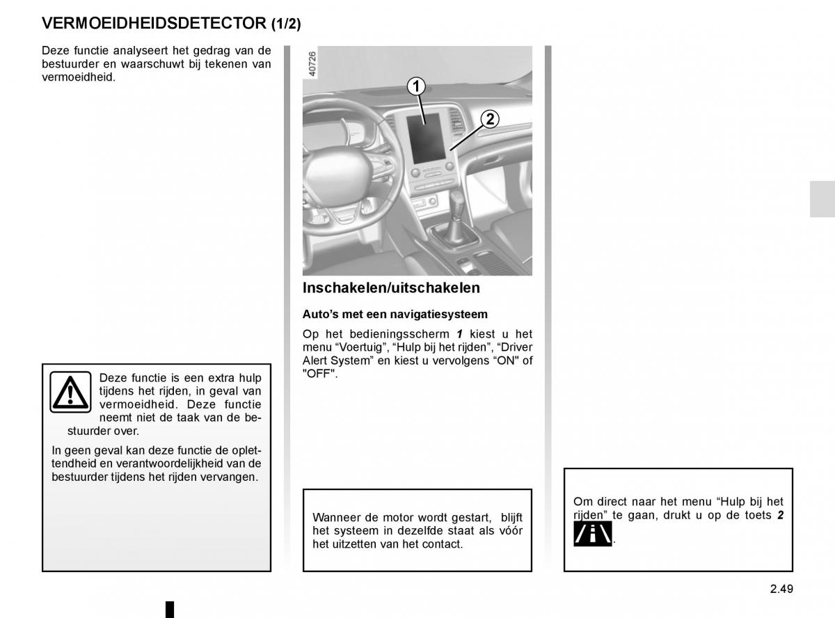 Renault Megane IV 4 handleiding / page 161