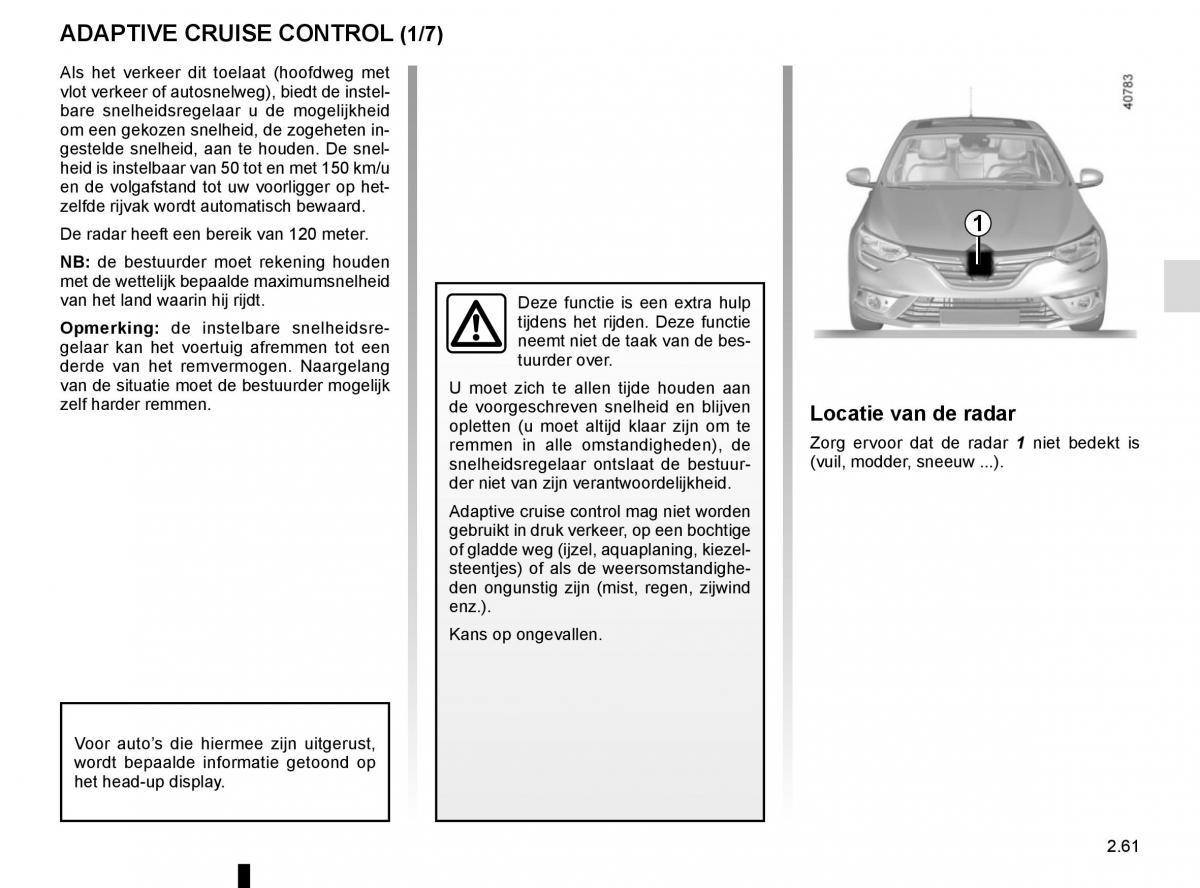 Renault Megane IV 4 handleiding / page 173