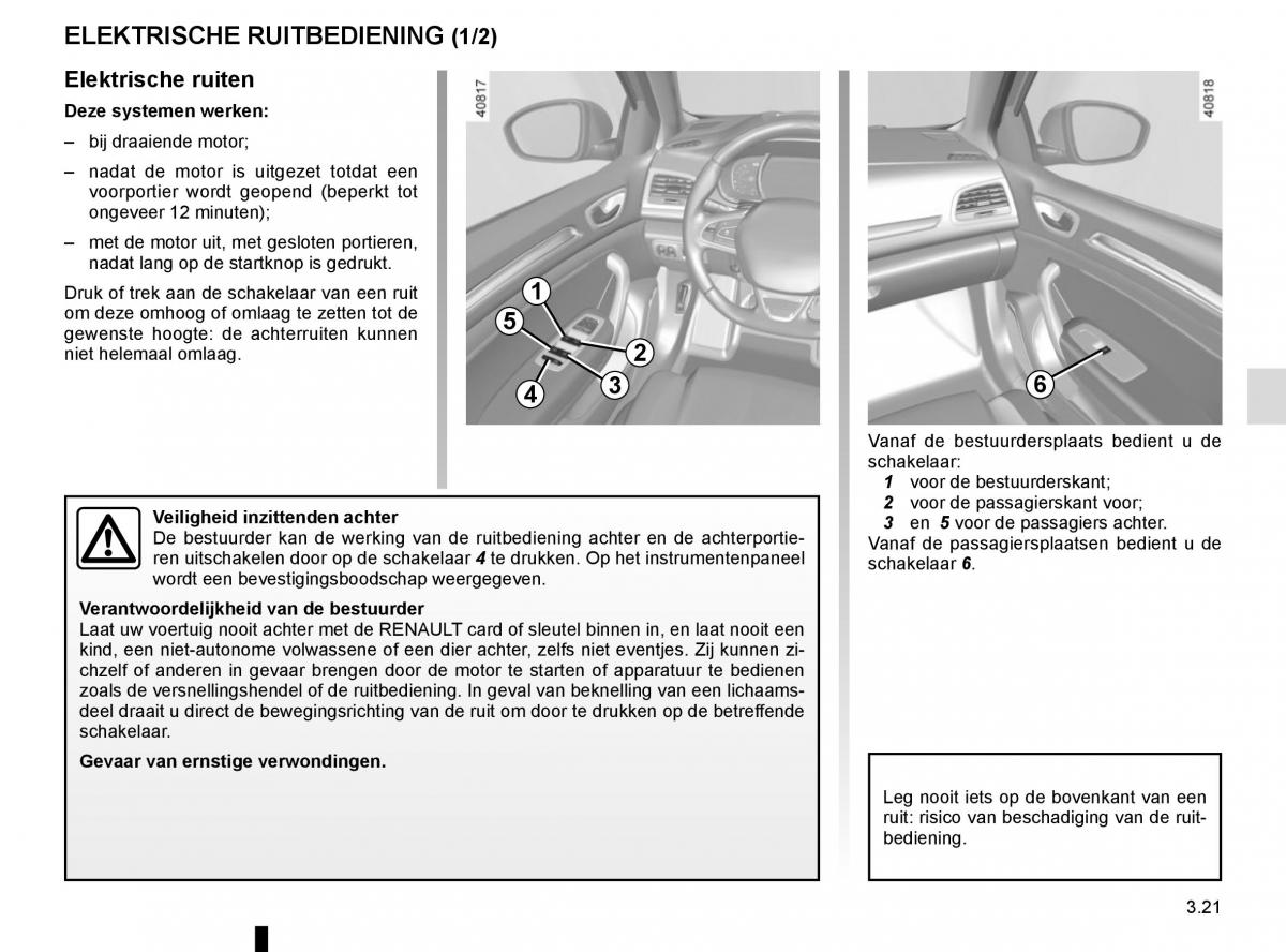 Renault Megane IV 4 handleiding / page 215