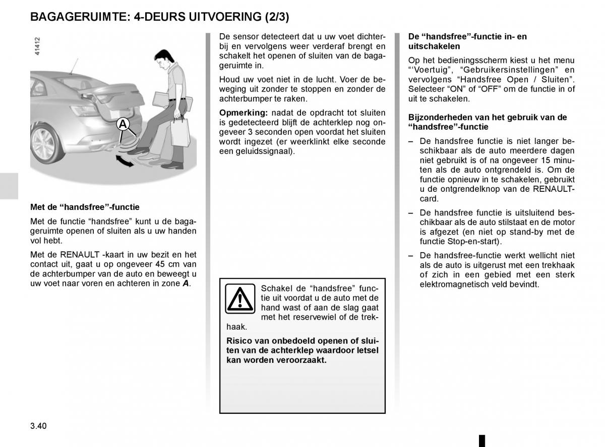 Renault Megane IV 4 handleiding / page 234