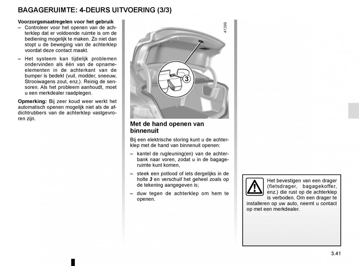 Renault Megane IV 4 handleiding / page 235