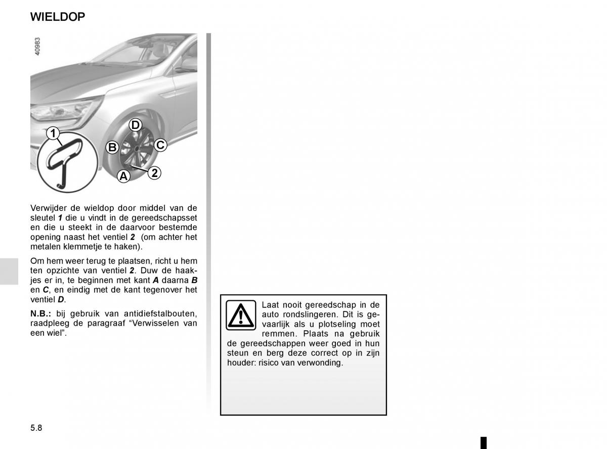 Renault Megane IV 4 handleiding / page 276