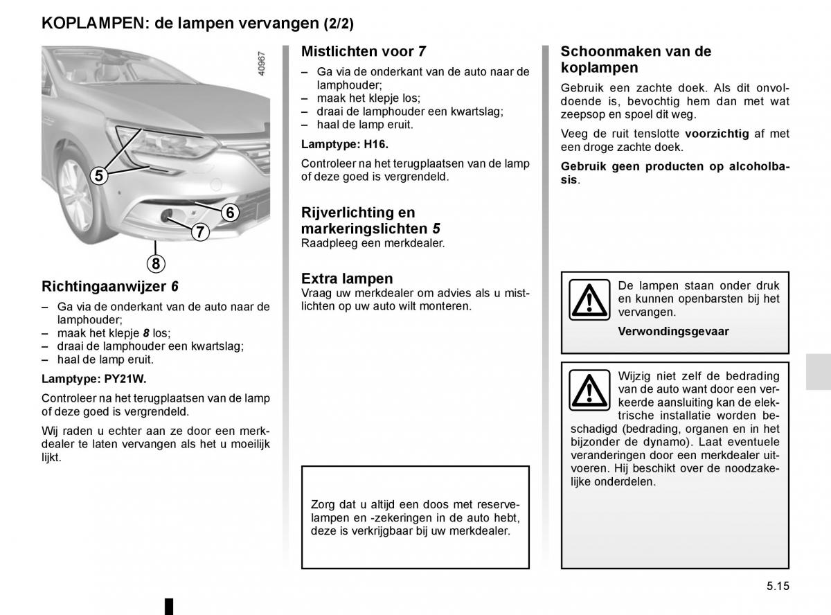 Renault Megane IV 4 handleiding / page 283