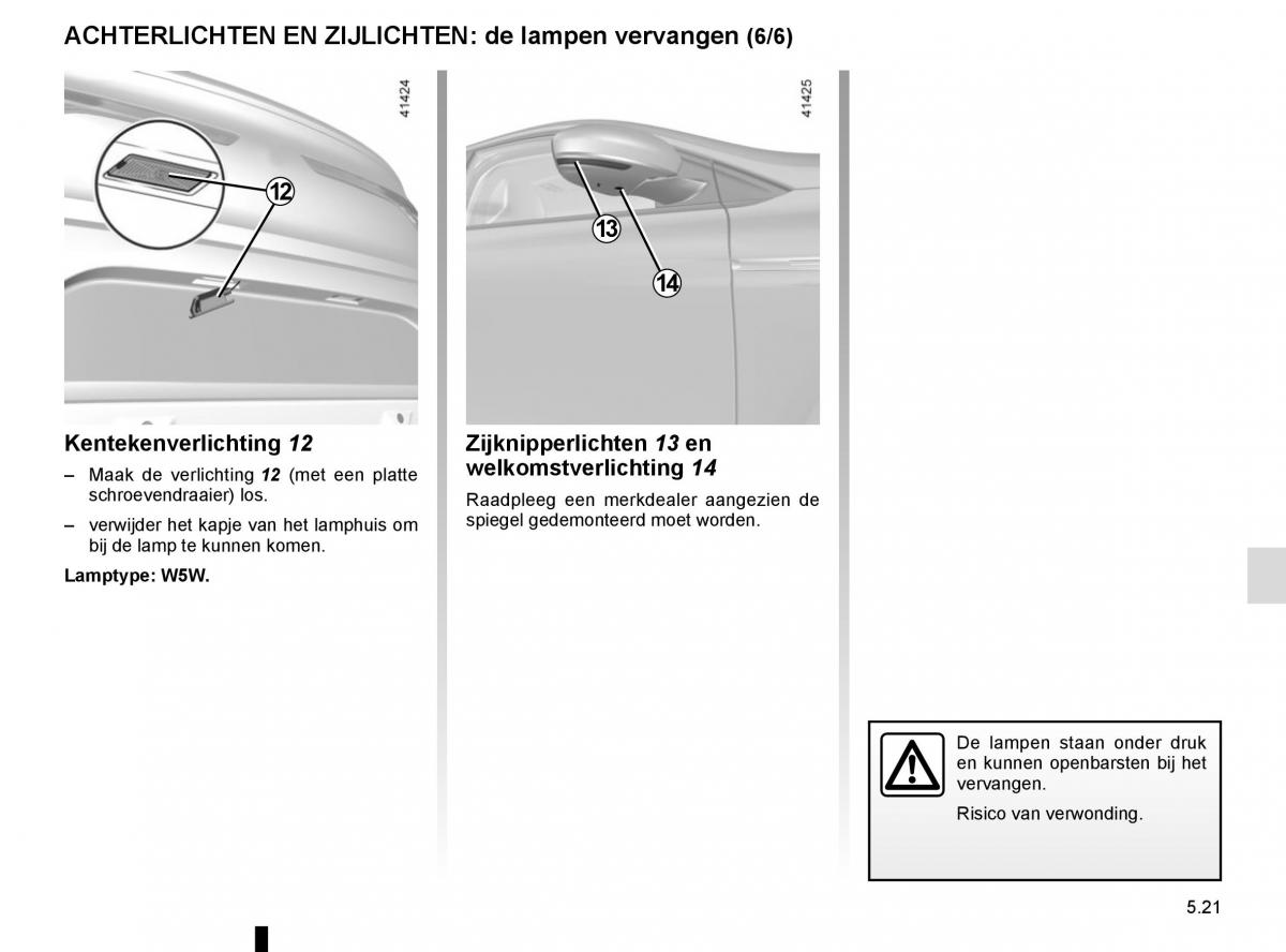 Renault Megane IV 4 handleiding / page 289