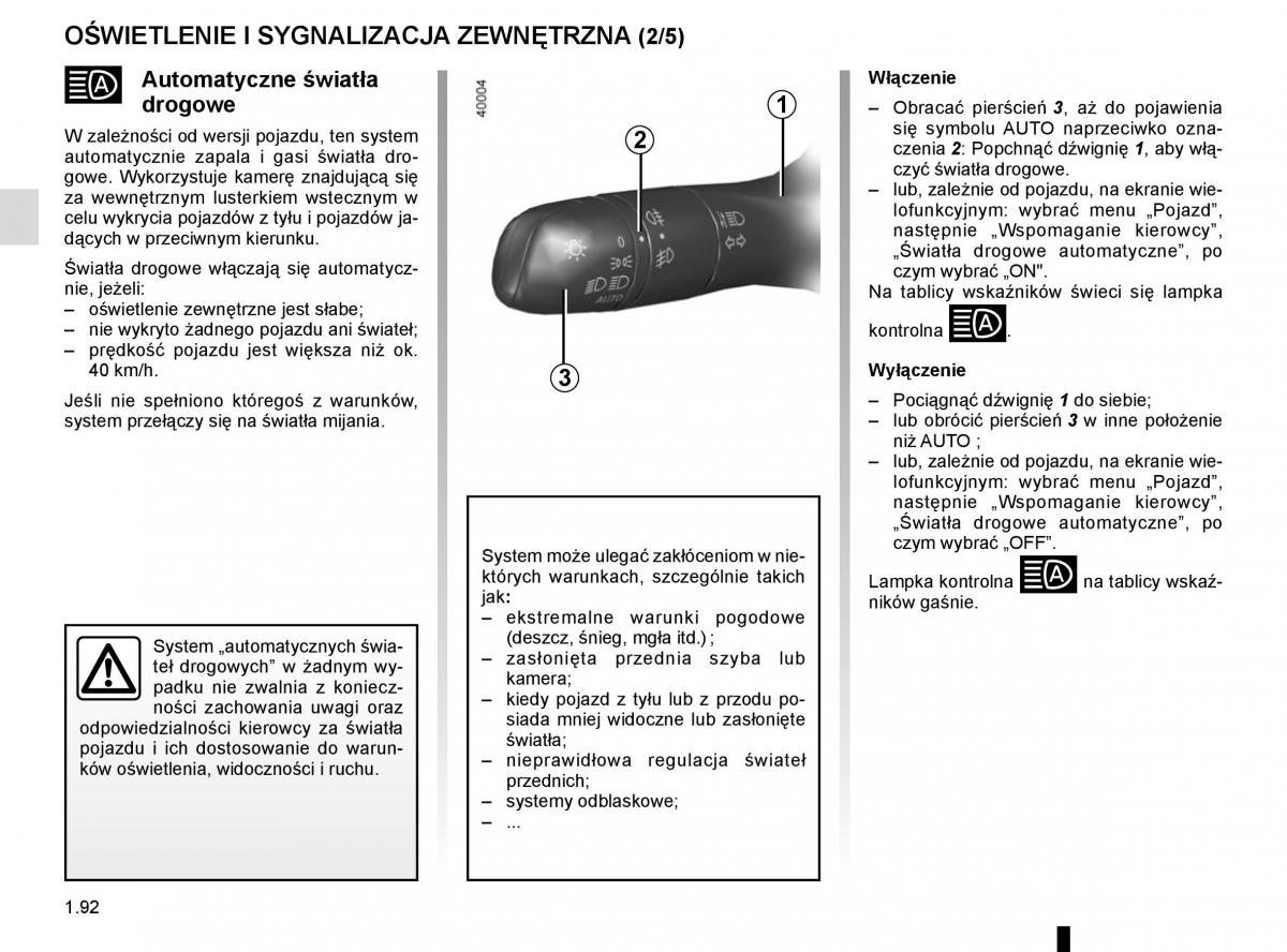 Renault Megane IV 4 instrukcja obslugi / page 98