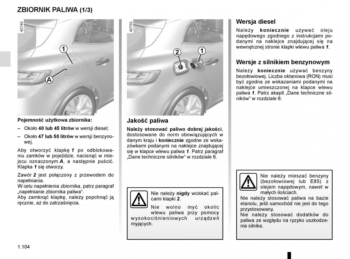 Renault Megane IV 4 instrukcja obslugi / page 110