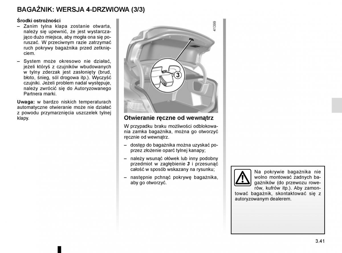 Renault Megane IV 4 instrukcja obslugi / page 235