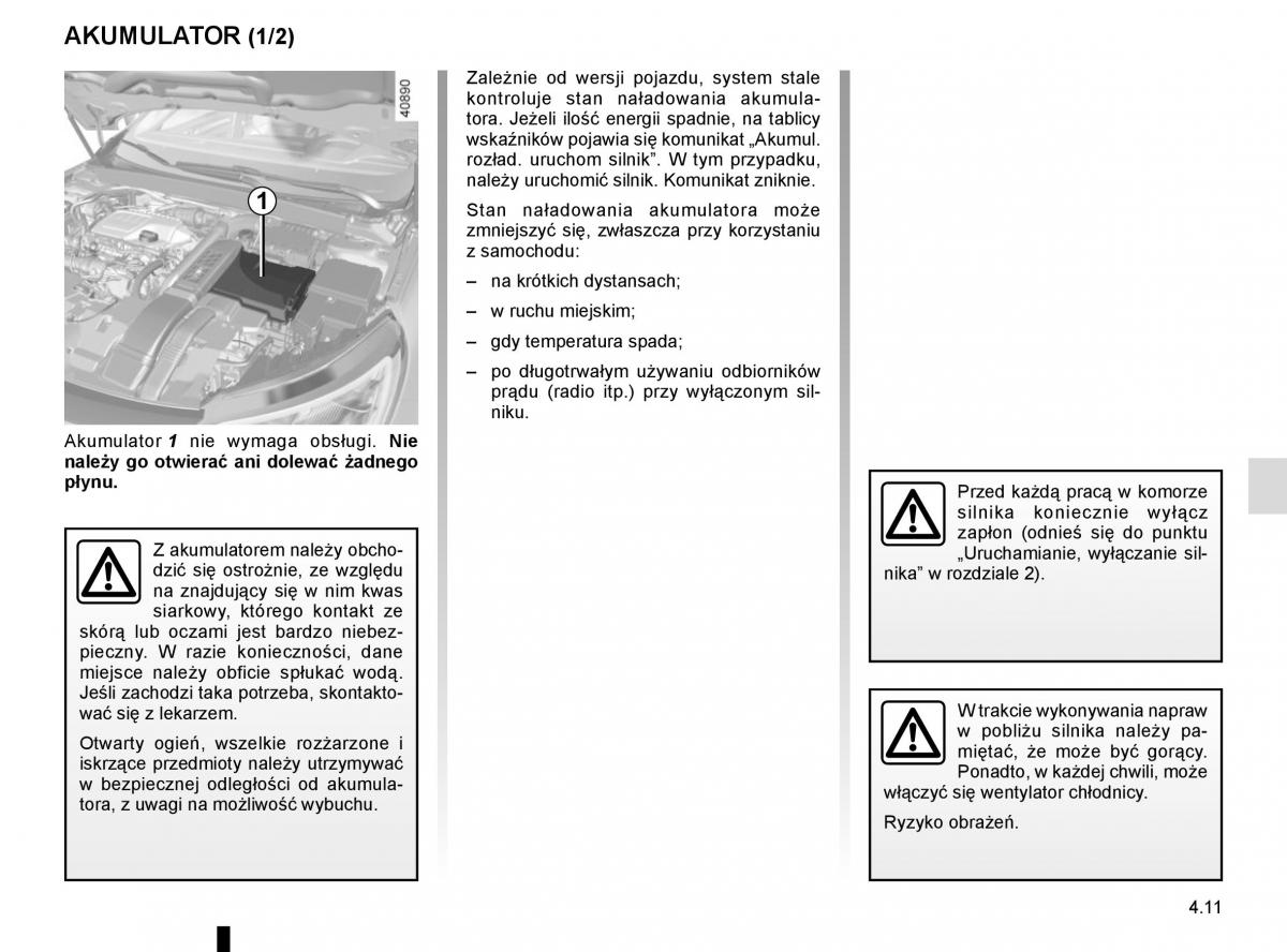 Renault Megane IV 4 instrukcja obslugi / page 261