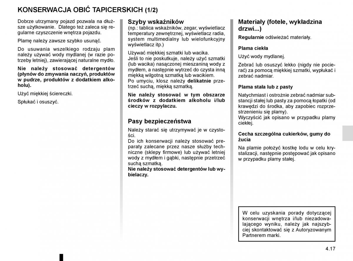 Renault Megane IV 4 instrukcja obslugi / page 267