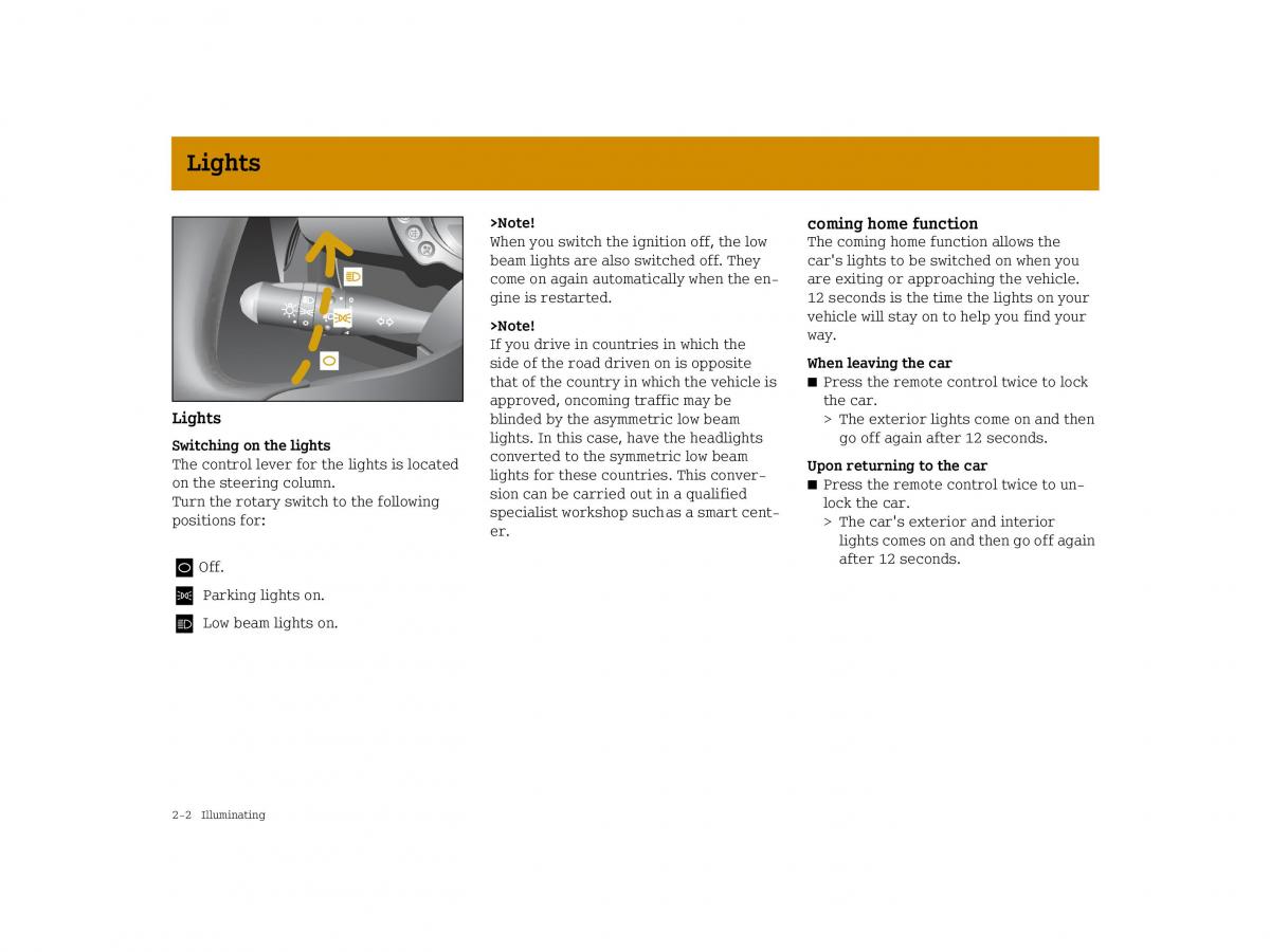 Smart Forfour I 1 owners manual / page 60