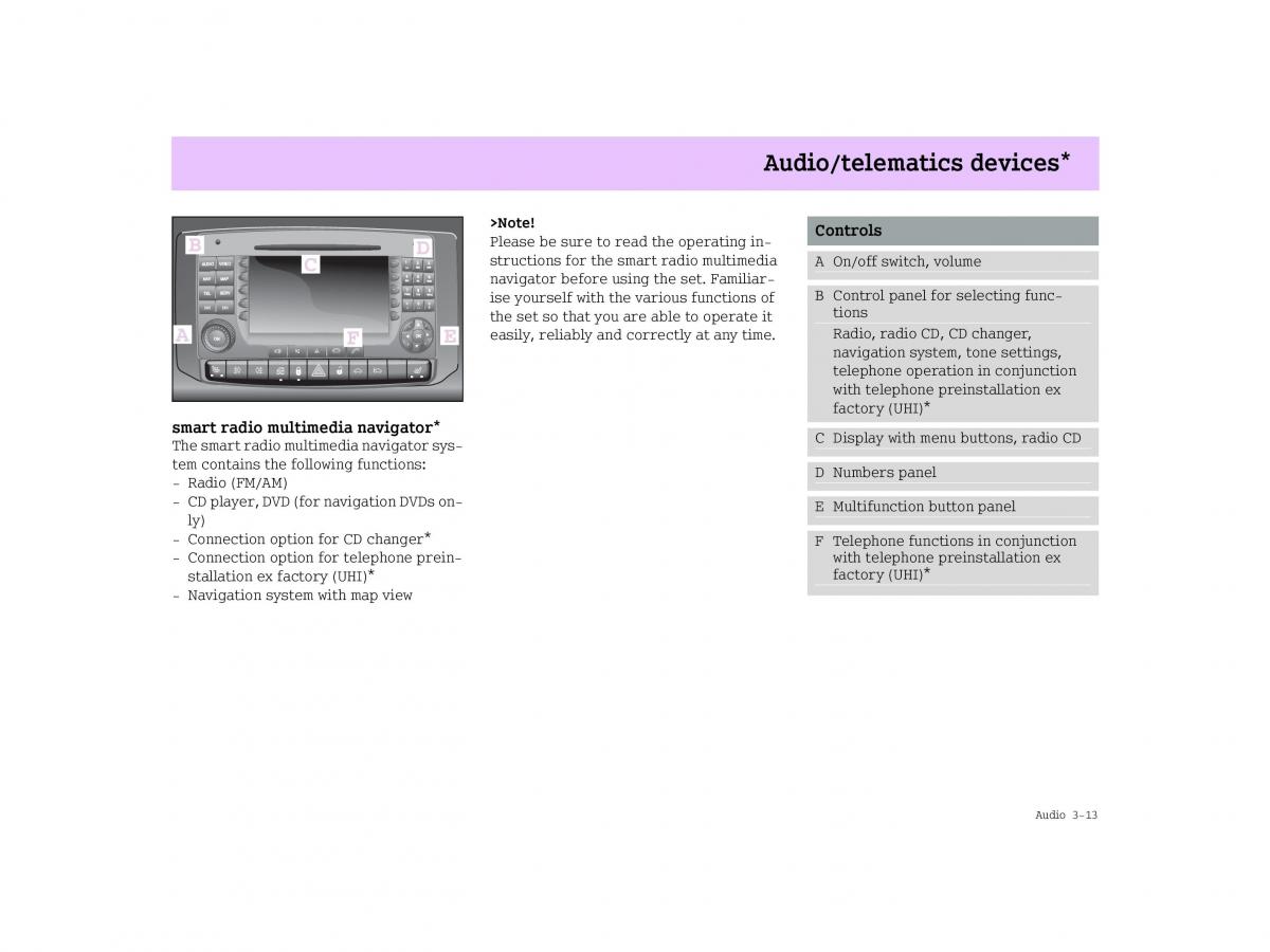 Smart Forfour I 1 owners manual / page 83