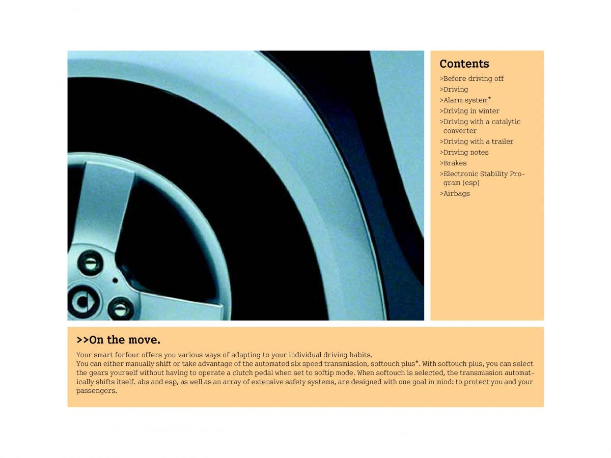 Smart Forfour I 1 owners manual / page 117