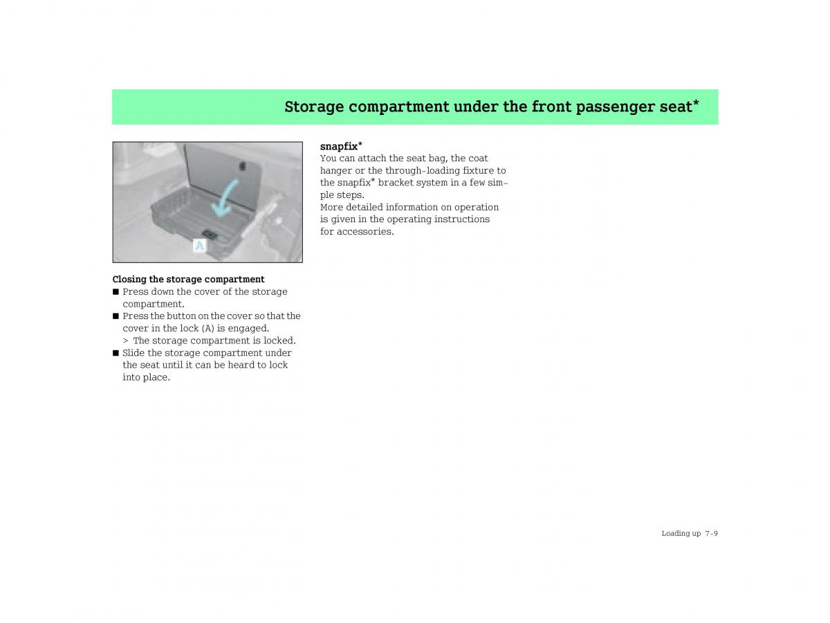 Smart Forfour I 1 owners manual / page 161