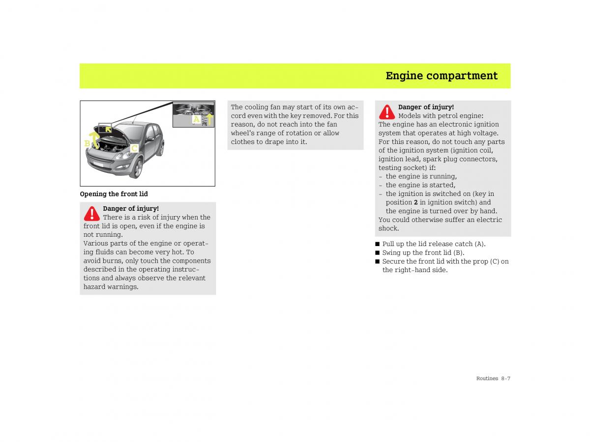 Smart Forfour I 1 owners manual / page 183