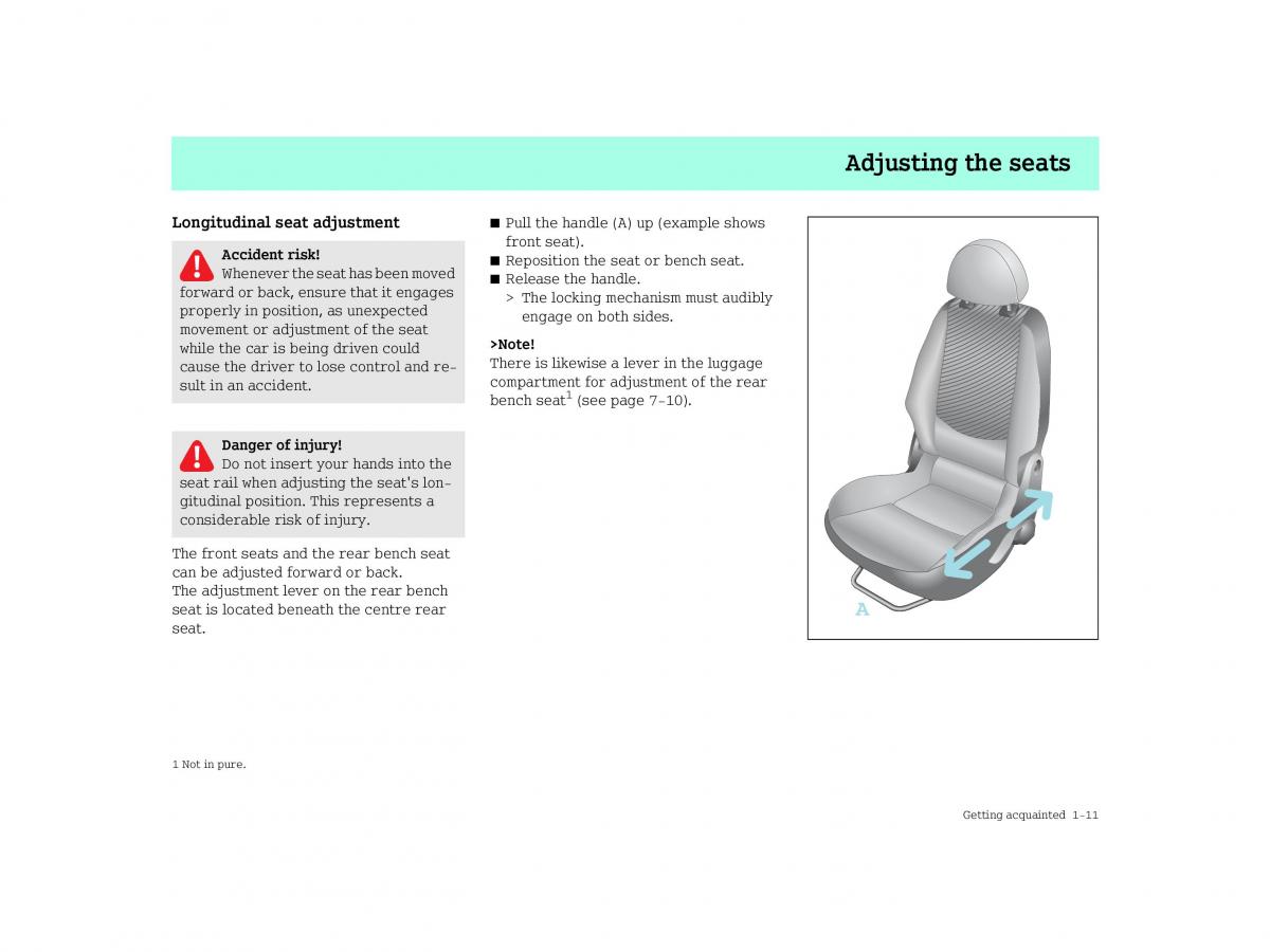 manual  Smart Forfour I 1 owners manual / page 19